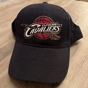 Cleveland Cavaliers NBA Logo Navy Blue Fitted One Size Hat